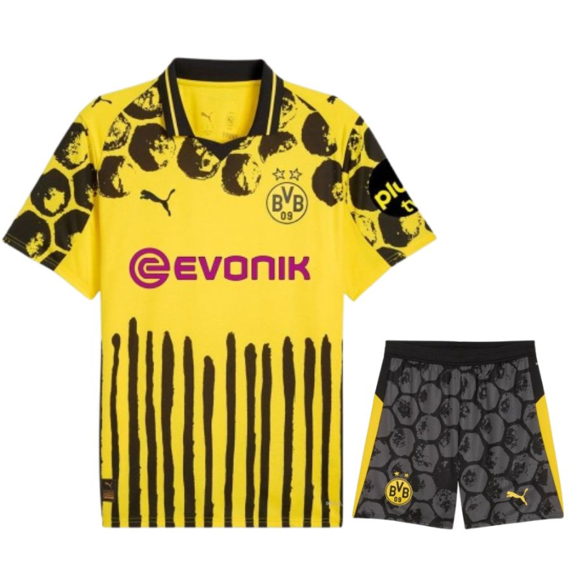 Completo Bambino Borussia Dortmund 2025/26 Mondiale per Club – Divisa Ufficiale Giallo e Nero
